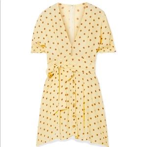 Yellow mini dress with belt, excellent condition